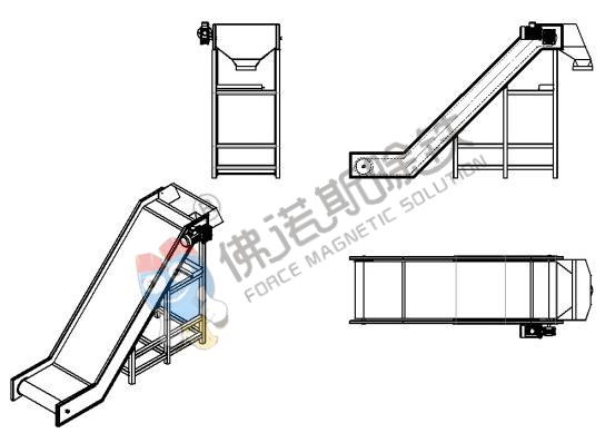 Inclined Belt Magnetic Separator